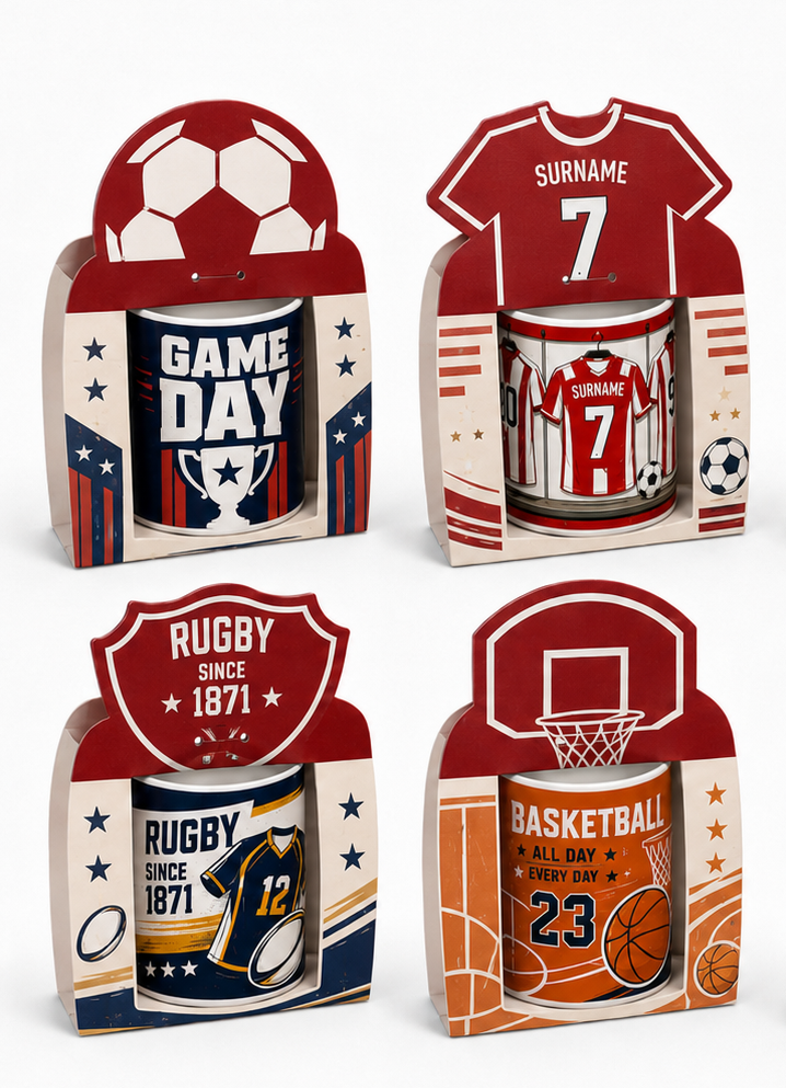Sports Die-Cut Display Box