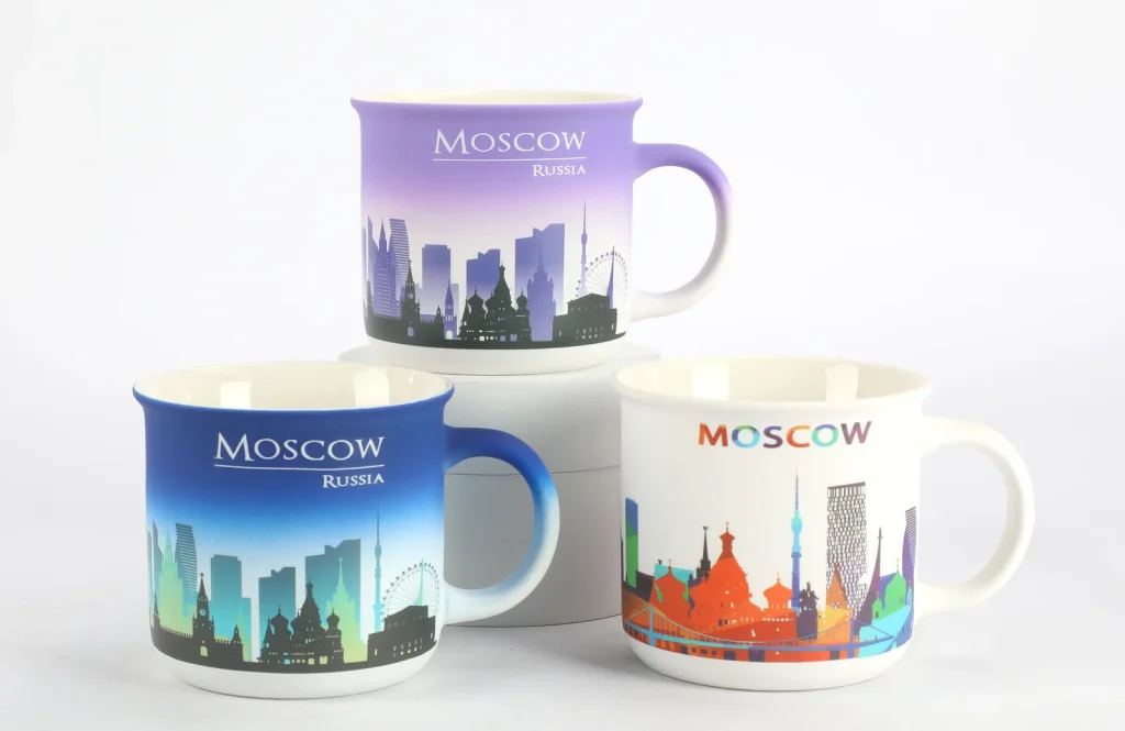 Moscow Russia Souvenir Ceramic Mug