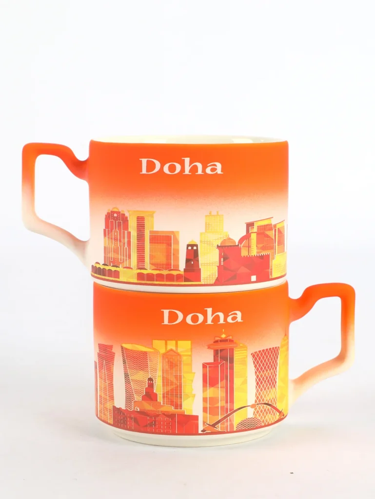 Doha Qatar Souvenir Ceramic Mug